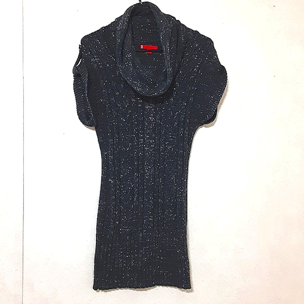 SZ M LIV COWL NECK SWEATER LONG